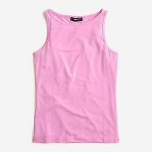 J. Crew FormKnit Suiting Shell Tank Top in Wild Orchid